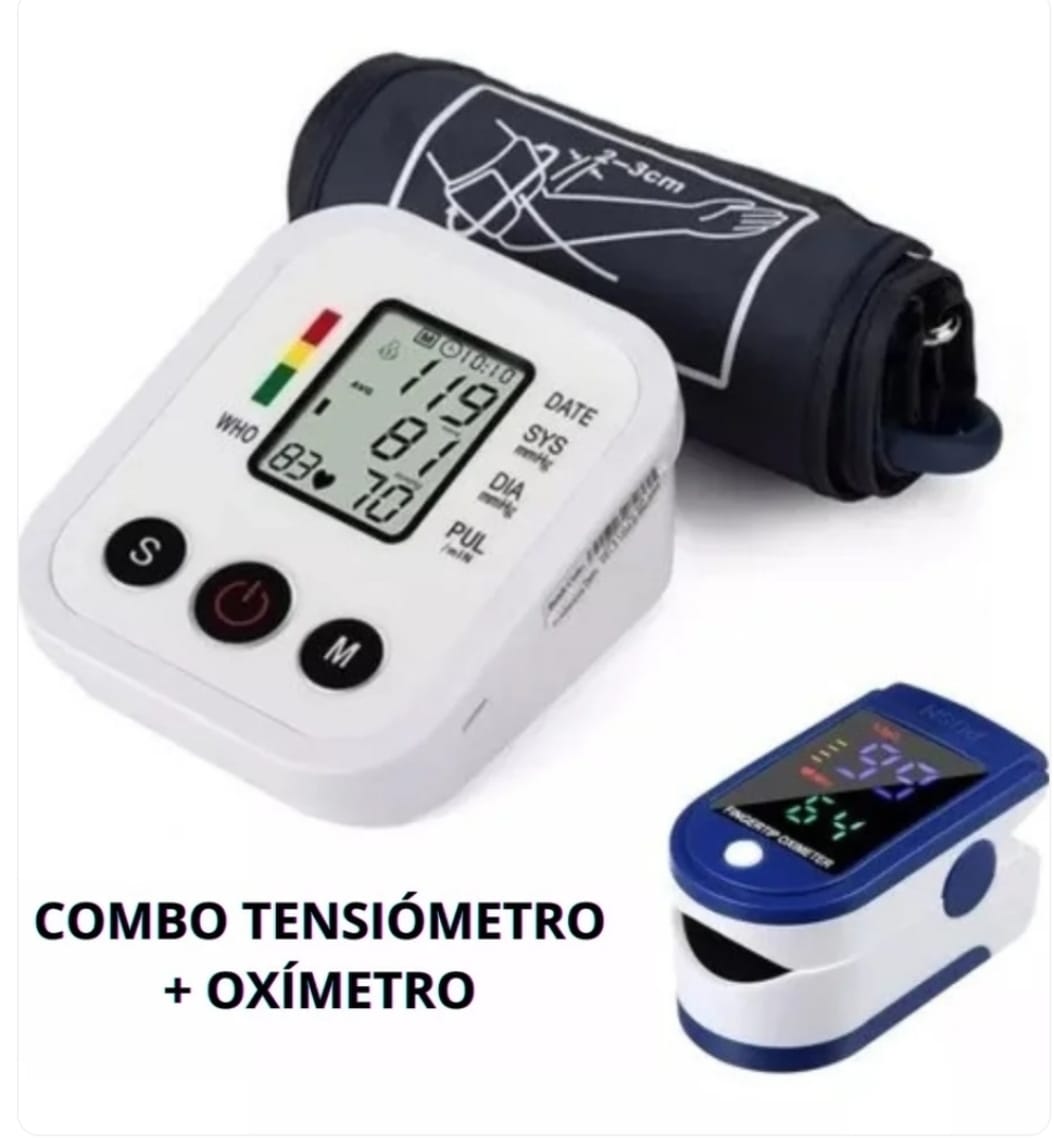 COMBO TENSIOMETRO + OXIMETRO