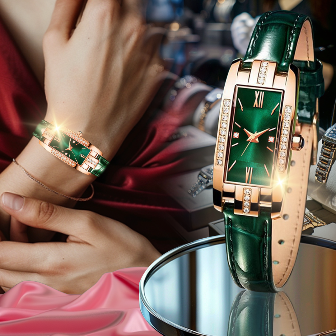 COMBO VERDE BRAZALETE Y RELOJ