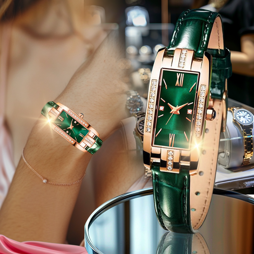 COMBO VERDE BRAZALETE Y RELOJ