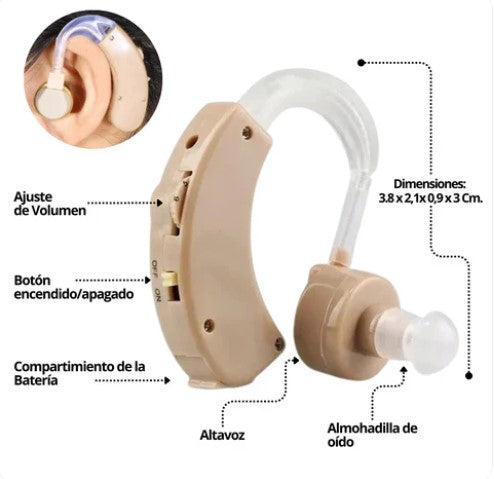 AUDIFONO AMPLIFICADOR DE SONIDO
