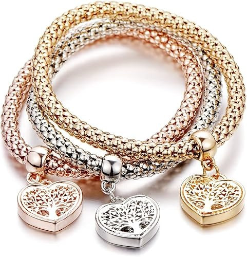 COMBO GEO COLLAR Y BRAZALETES ARBOL
