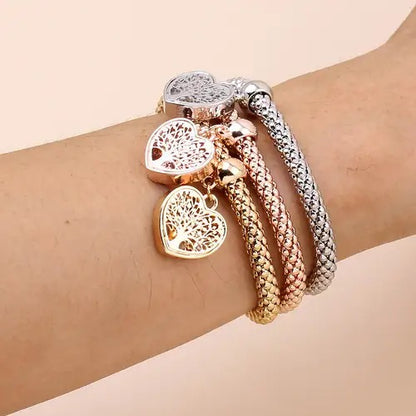 COMBO GEO COLLAR Y BRAZALETES ARBOL