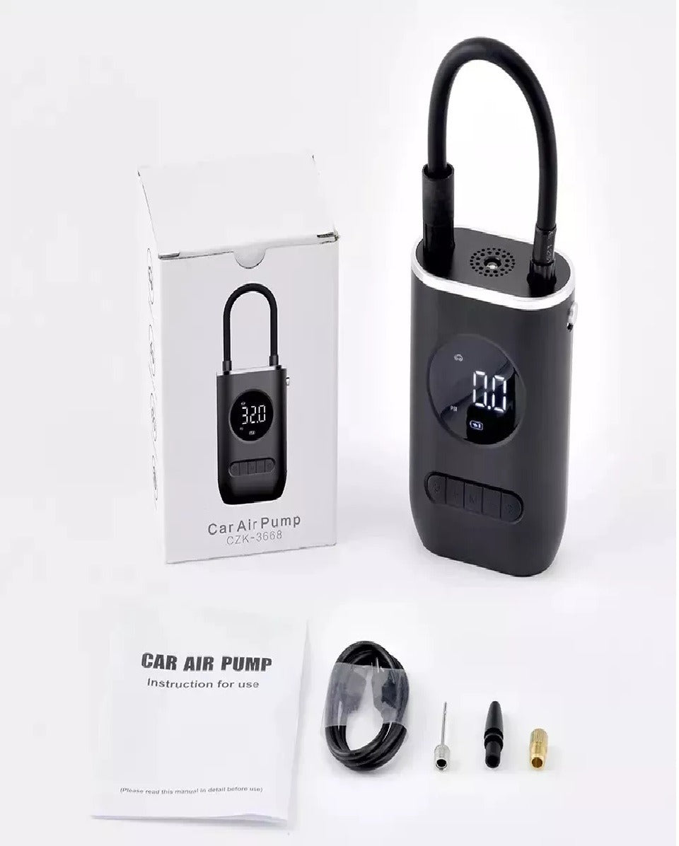 MINI COMPRESOR PARA CARRO, MOTO, BICI O BALON